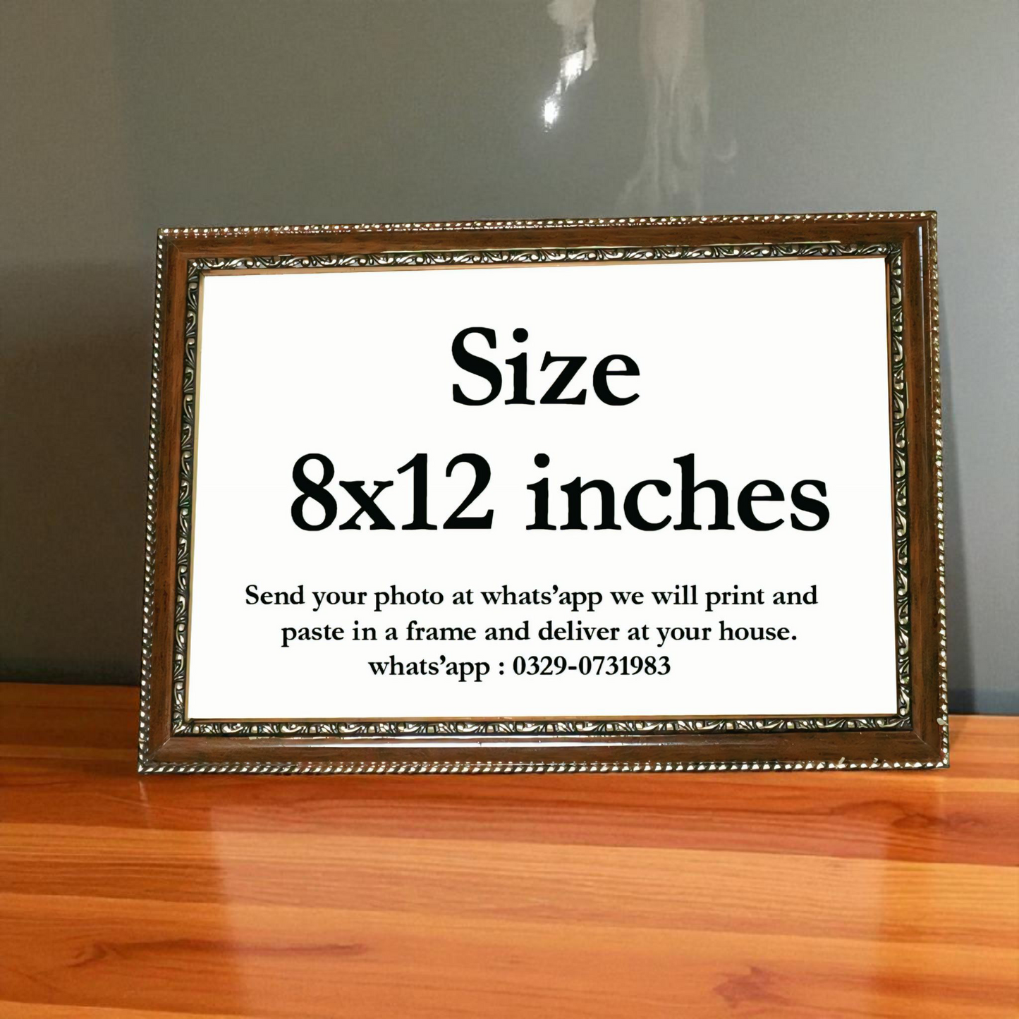 Modern 8x12 Photo Frame